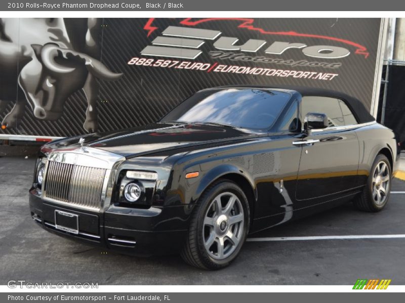 Black / Black 2010 Rolls-Royce Phantom Drophead Coupe