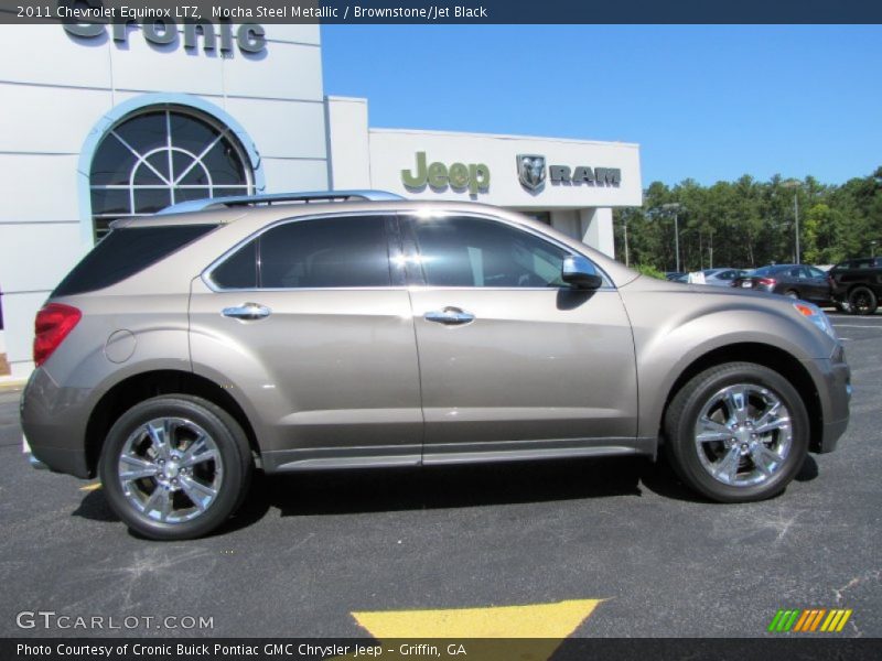 Mocha Steel Metallic / Brownstone/Jet Black 2011 Chevrolet Equinox LTZ