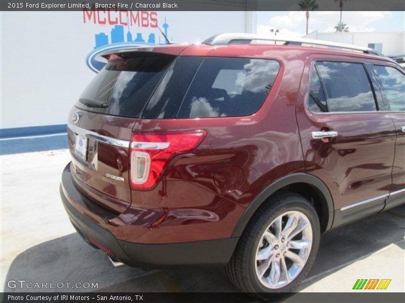 Bronze Fire / Charcoal Black 2015 Ford Explorer Limited