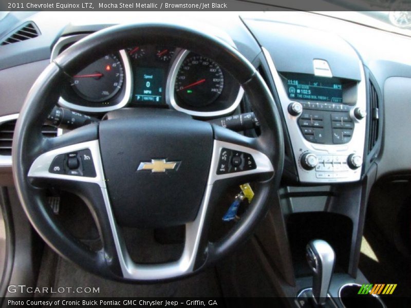 Mocha Steel Metallic / Brownstone/Jet Black 2011 Chevrolet Equinox LTZ