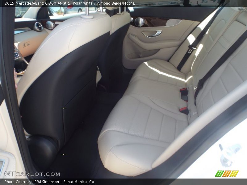Polar White / Almond Beige/Mocha 2015 Mercedes-Benz C 300 4Matic