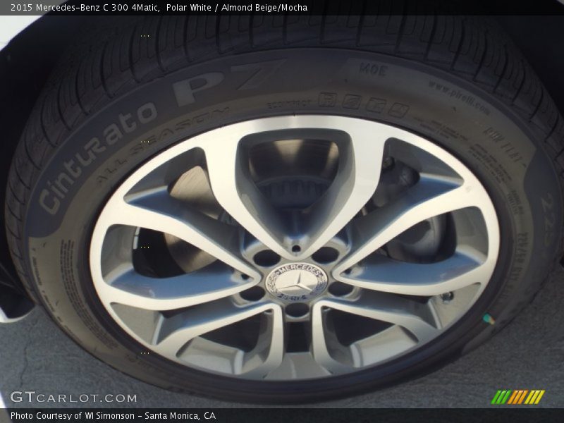 Polar White / Almond Beige/Mocha 2015 Mercedes-Benz C 300 4Matic