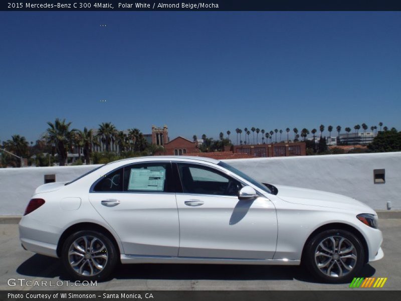 Polar White / Almond Beige/Mocha 2015 Mercedes-Benz C 300 4Matic