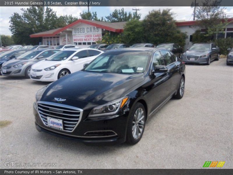 Caspian Black / Ivory 2015 Hyundai Genesis 3.8 Sedan