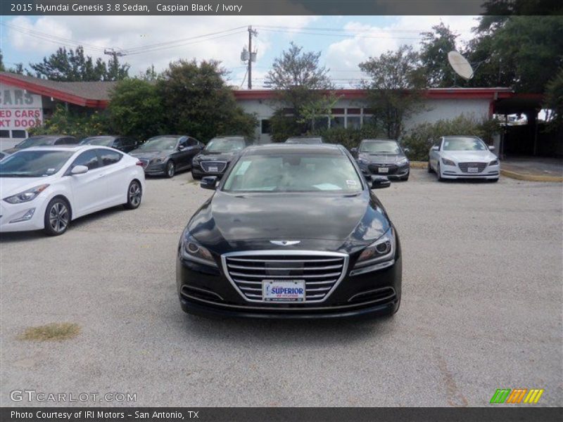 Caspian Black / Ivory 2015 Hyundai Genesis 3.8 Sedan