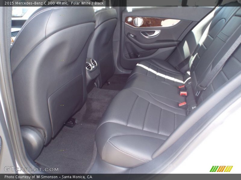 Polar White / Black 2015 Mercedes-Benz C 300 4Matic