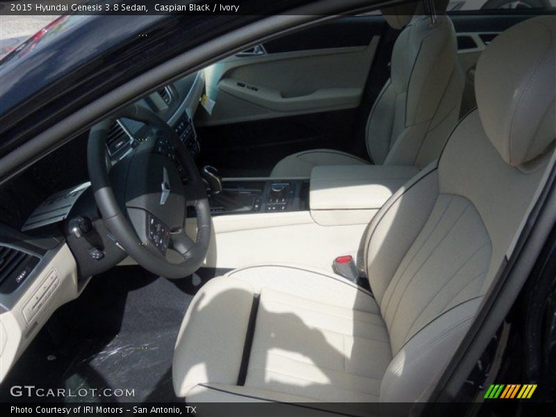 Caspian Black / Ivory 2015 Hyundai Genesis 3.8 Sedan