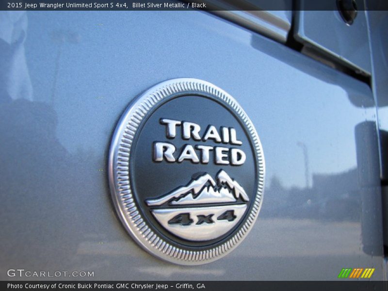 Billet Silver Metallic / Black 2015 Jeep Wrangler Unlimited Sport S 4x4