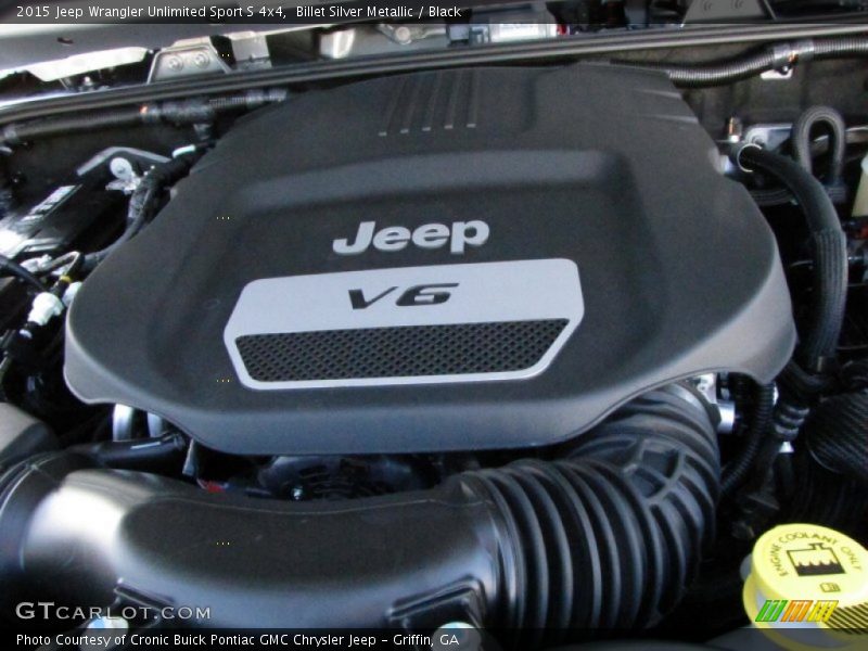 Billet Silver Metallic / Black 2015 Jeep Wrangler Unlimited Sport S 4x4