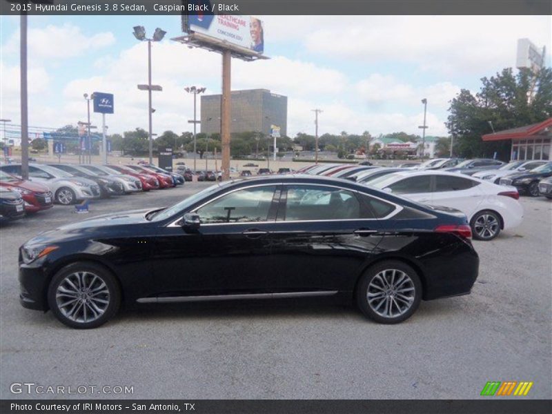 Caspian Black / Black 2015 Hyundai Genesis 3.8 Sedan