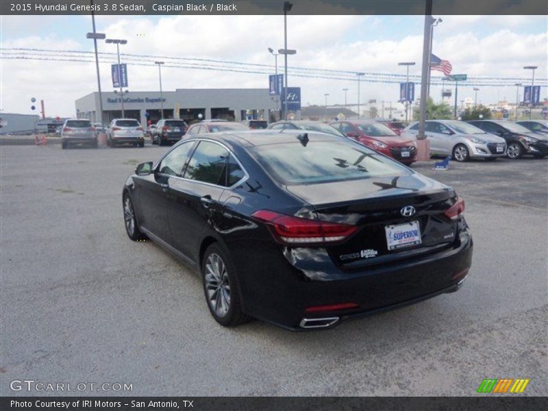 Caspian Black / Black 2015 Hyundai Genesis 3.8 Sedan