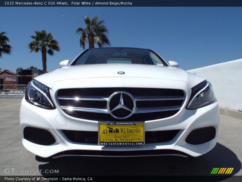 Polar White / Almond Beige/Mocha 2015 Mercedes-Benz C 300 4Matic