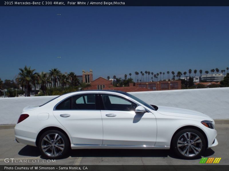 Polar White / Almond Beige/Mocha 2015 Mercedes-Benz C 300 4Matic
