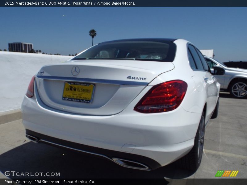 Polar White / Almond Beige/Mocha 2015 Mercedes-Benz C 300 4Matic