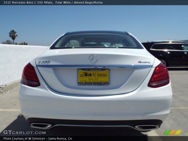 Polar White / Almond Beige/Mocha 2015 Mercedes-Benz C 300 4Matic