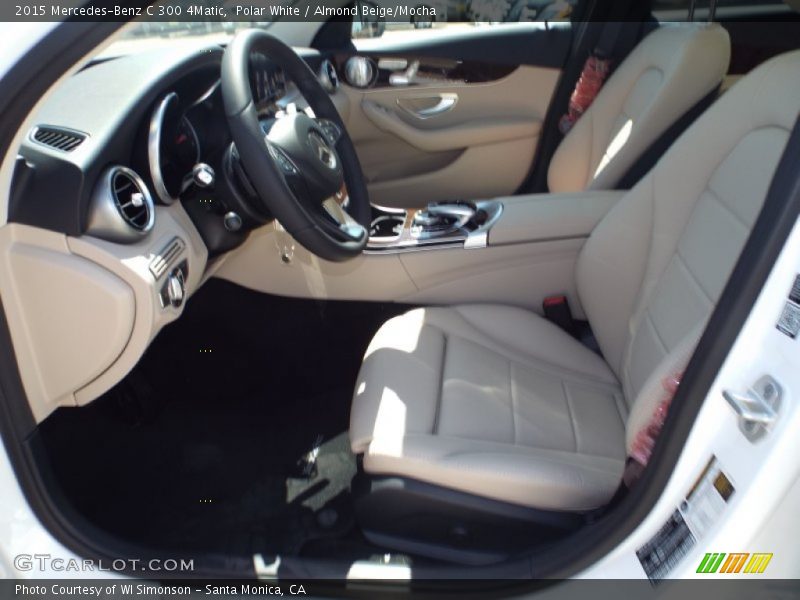 Polar White / Almond Beige/Mocha 2015 Mercedes-Benz C 300 4Matic