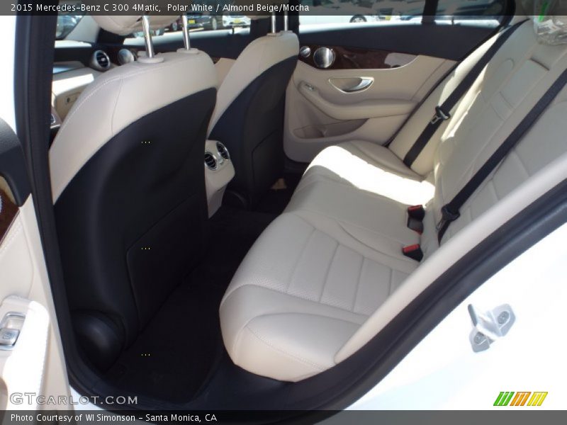 Polar White / Almond Beige/Mocha 2015 Mercedes-Benz C 300 4Matic