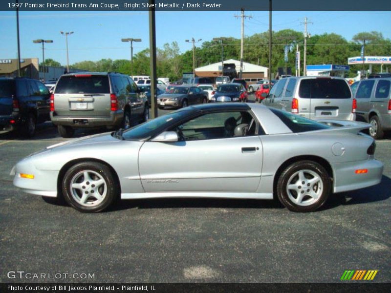 Bright Silver Metallic / Dark Pewter 1997 Pontiac Firebird Trans Am Coupe