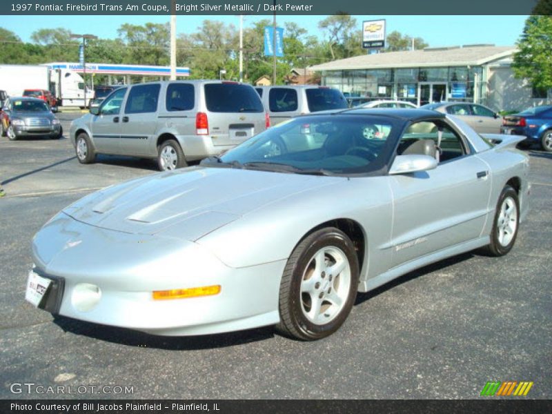 Bright Silver Metallic / Dark Pewter 1997 Pontiac Firebird Trans Am Coupe