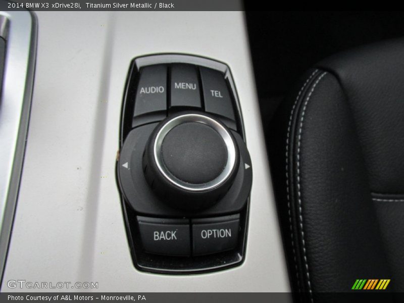 Titanium Silver Metallic / Black 2014 BMW X3 xDrive28i