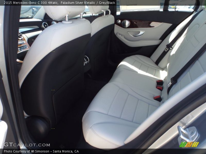 Paladium Silver Metallic / Grey/Black 2015 Mercedes-Benz C 300 4Matic