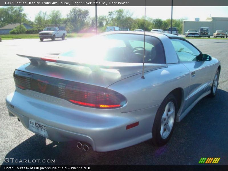 Bright Silver Metallic / Dark Pewter 1997 Pontiac Firebird Trans Am Coupe