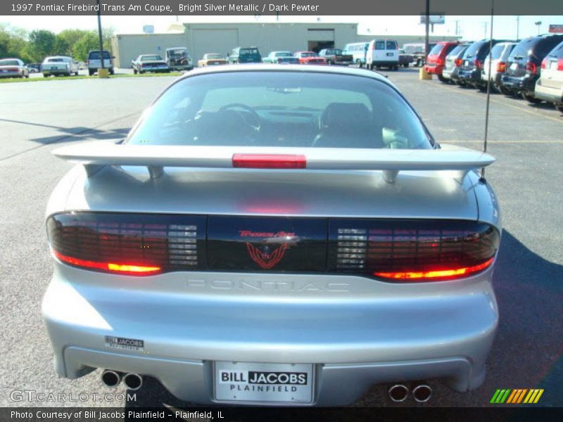 Bright Silver Metallic / Dark Pewter 1997 Pontiac Firebird Trans Am Coupe