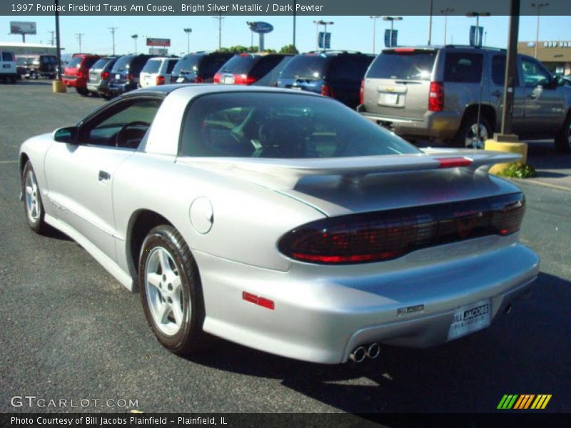 Bright Silver Metallic / Dark Pewter 1997 Pontiac Firebird Trans Am Coupe