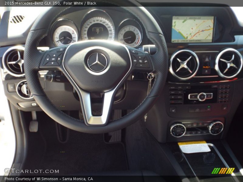 Polar White / Black 2015 Mercedes-Benz GLK 350