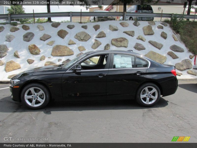Jet Black / Black 2015 BMW 3 Series 328i xDrive Sedan