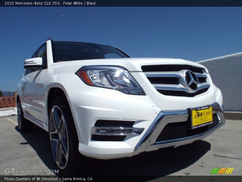 Polar White / Black 2015 Mercedes-Benz GLK 350
