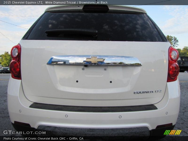 White Diamond Tricoat / Brownstone/Jet Black 2015 Chevrolet Equinox LTZ