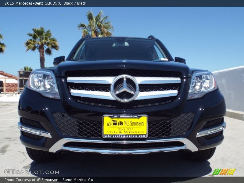 Black / Black 2015 Mercedes-Benz GLK 350