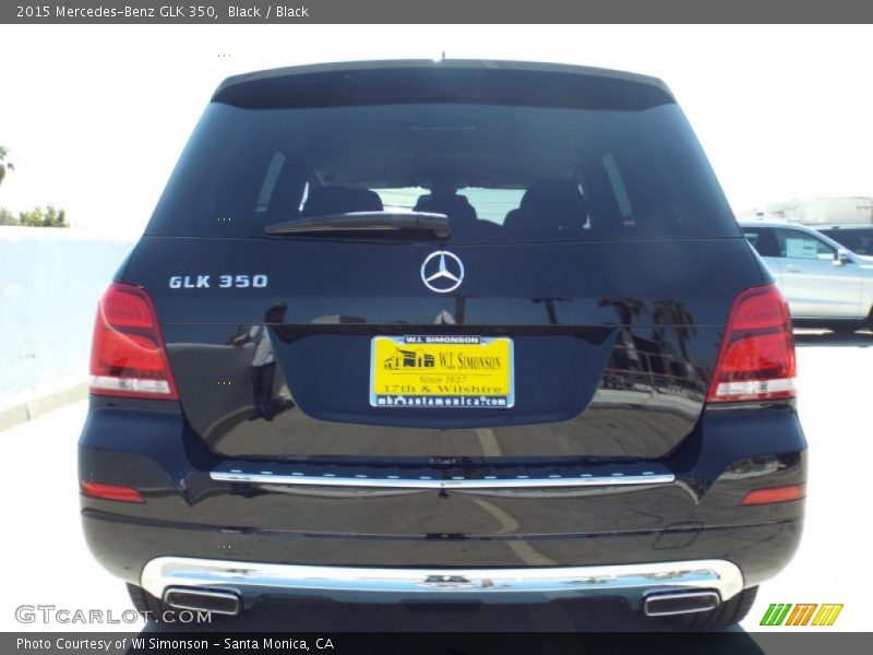 Black / Black 2015 Mercedes-Benz GLK 350