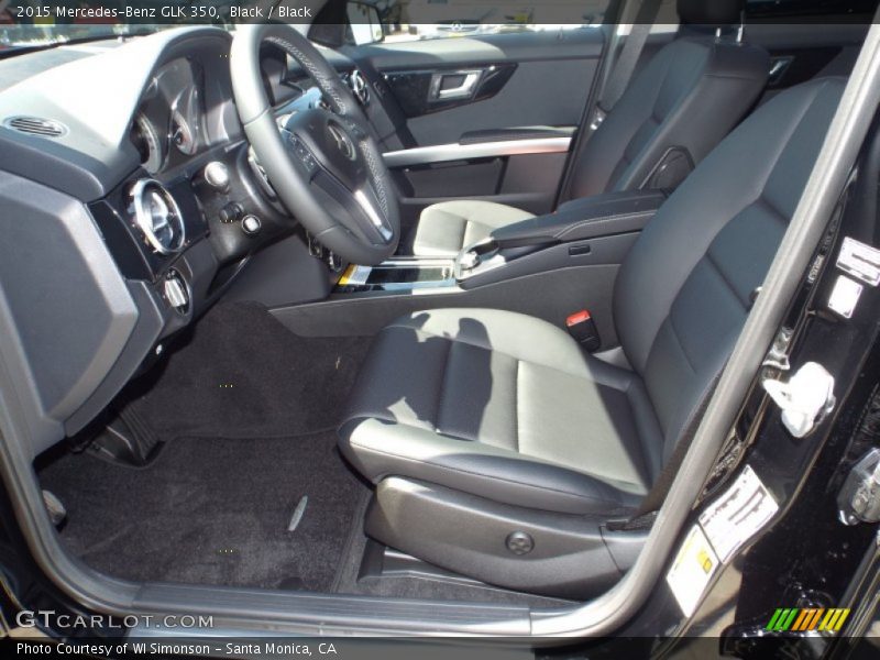 Black / Black 2015 Mercedes-Benz GLK 350