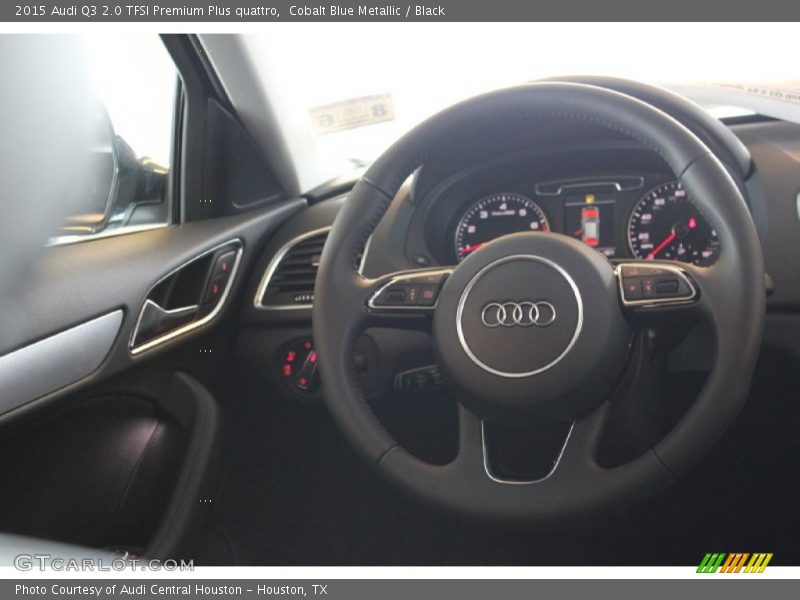 Cobalt Blue Metallic / Black 2015 Audi Q3 2.0 TFSI Premium Plus quattro