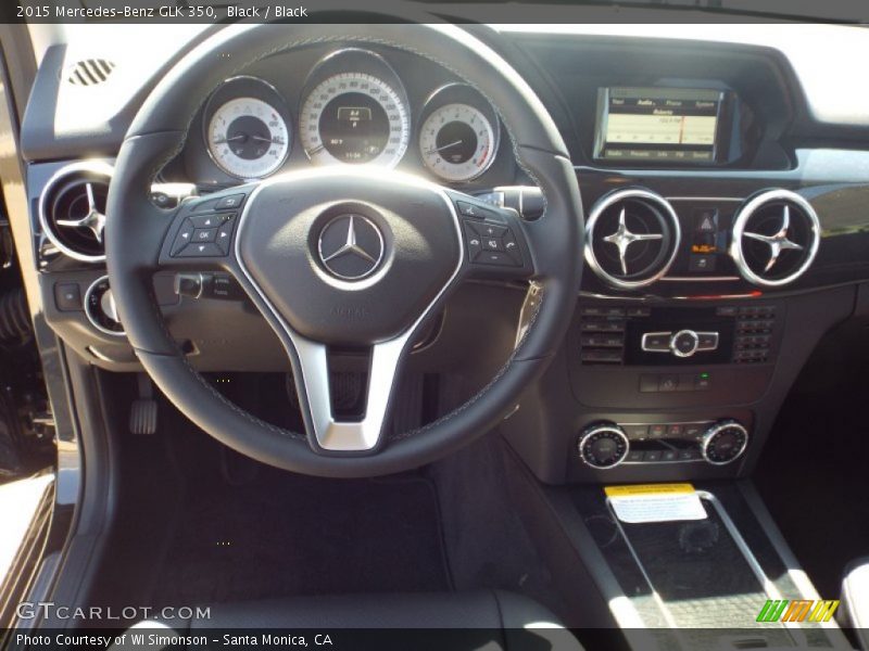Black / Black 2015 Mercedes-Benz GLK 350