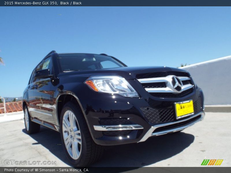 Black / Black 2015 Mercedes-Benz GLK 350