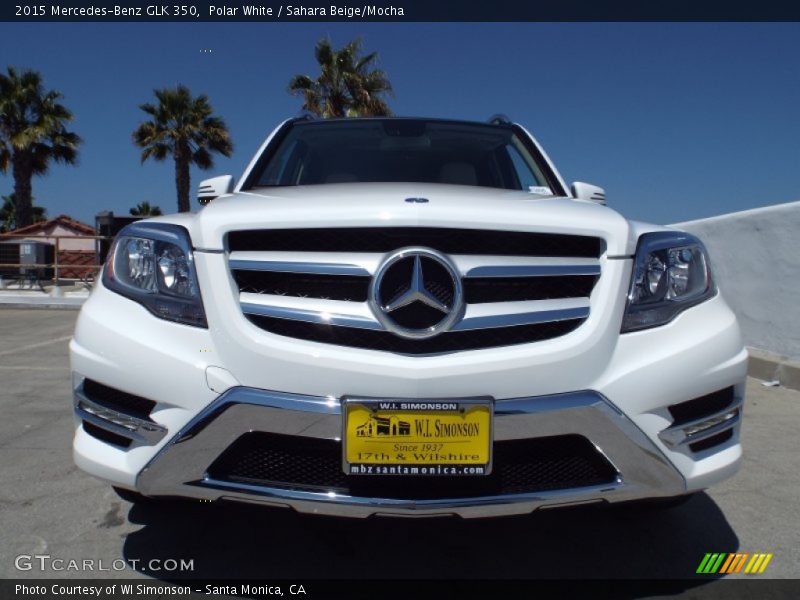 Polar White / Sahara Beige/Mocha 2015 Mercedes-Benz GLK 350