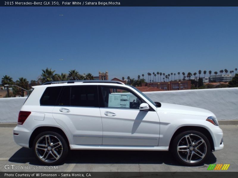 Polar White / Sahara Beige/Mocha 2015 Mercedes-Benz GLK 350