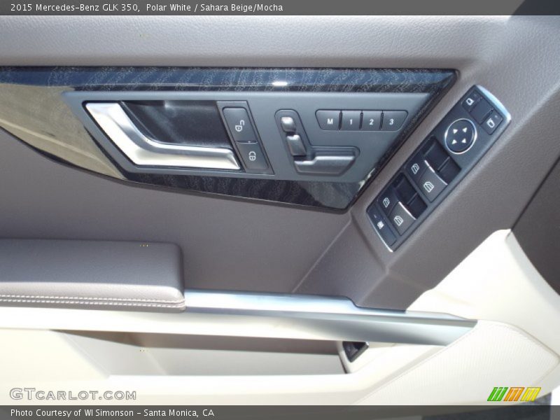 Polar White / Sahara Beige/Mocha 2015 Mercedes-Benz GLK 350