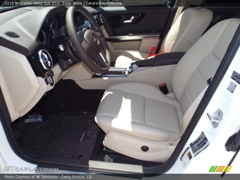 Polar White / Sahara Beige/Mocha 2015 Mercedes-Benz GLK 350