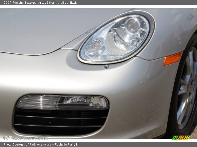 Arctic Silver Metallic / Black 2007 Porsche Boxster