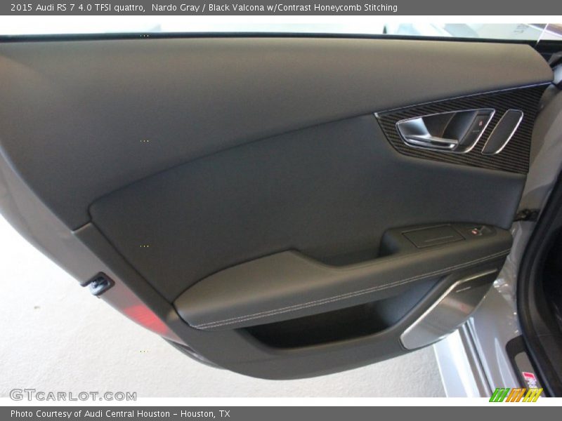 Nardo Gray / Black Valcona w/Contrast Honeycomb Stitching 2015 Audi RS 7 4.0 TFSI quattro