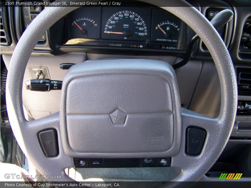 Emerald Green Pearl / Gray 1995 Plymouth Grand Voyager SE
