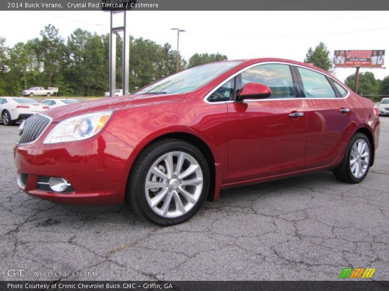 Crystal Red Tintcoat / Cashmere 2014 Buick Verano