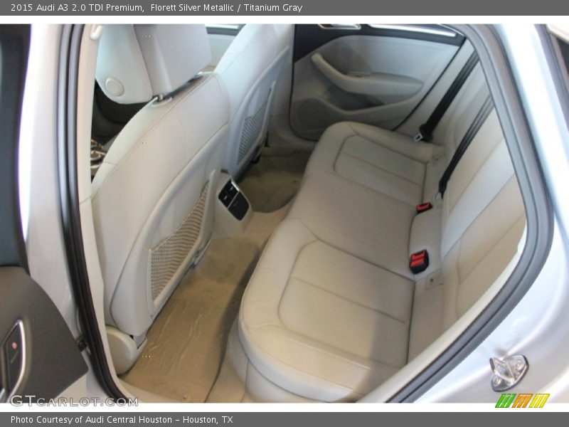 Rear Seat of 2015 A3 2.0 TDI Premium