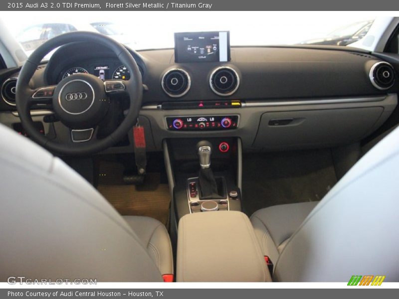 Florett Silver Metallic / Titanium Gray 2015 Audi A3 2.0 TDI Premium