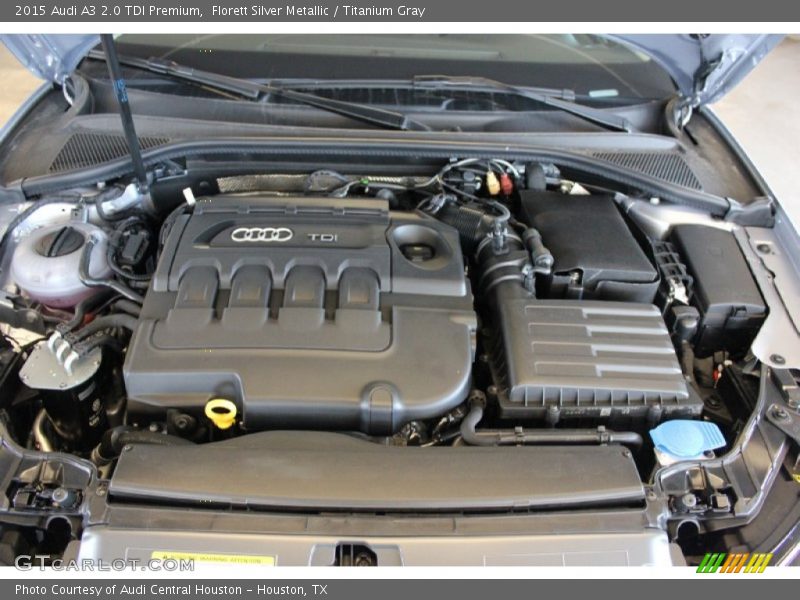  2015 A3 2.0 TDI Premium Engine - 2.0 Liter TDI DOHC 16-Valve Turbo-Diesel 4 Cylinder