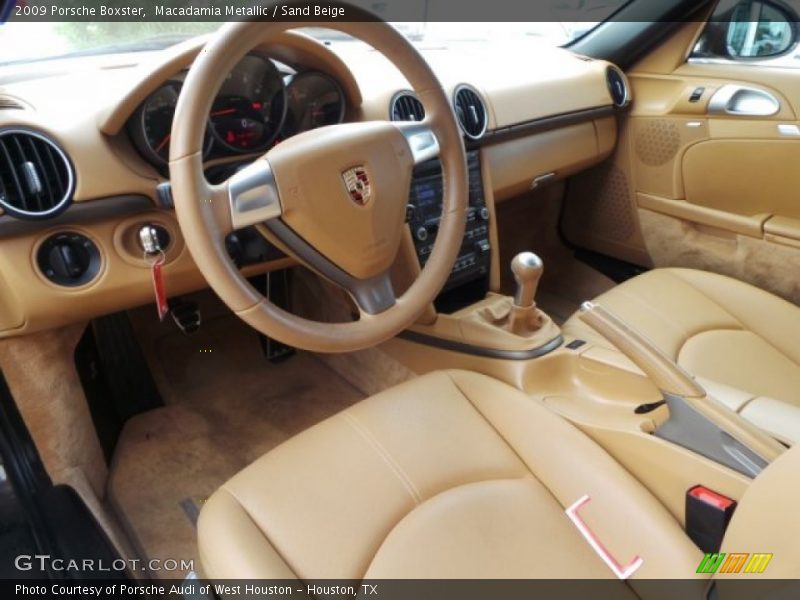Macadamia Metallic / Sand Beige 2009 Porsche Boxster